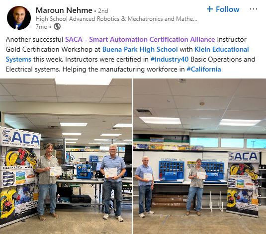 SACA Instructor Spotlight - Buena Park High School